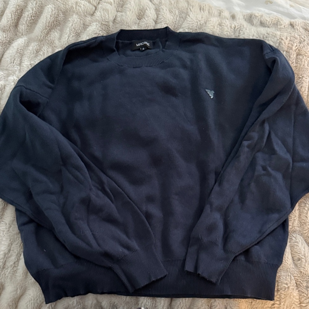 Navy Blue Crewneck Sweater